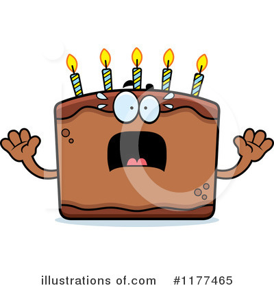 Royalty-Free (RF) Birthday Cake Clipart Illustration by Cory Thoman - Stock Sample #1177465