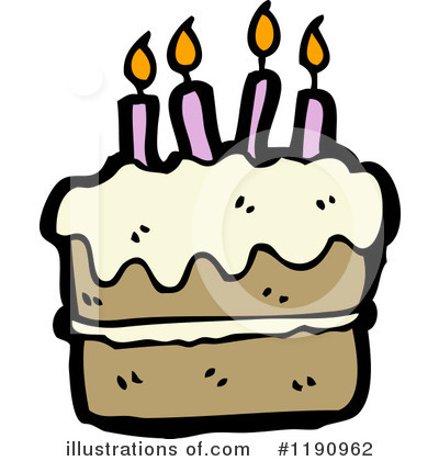 Birthday Cake Clipart #1190962 by lineartestpilot