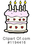 Birthday Cake Clipart #1194416 by lineartestpilot