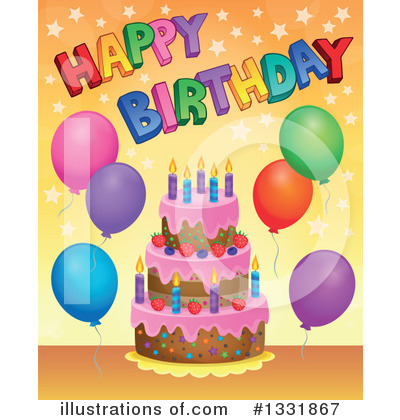 Happy Birthday Clipart #1331867 by visekart