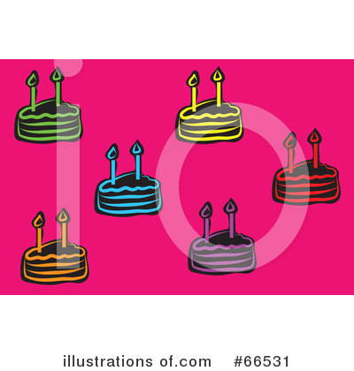 Royalty-Free (RF) Birthday Cake Clipart Illustration by Prawny - Stock Sample #66531
