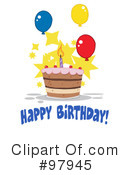 Birthday Cake Clipart #97945 by Hit Toon