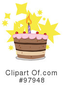 Birthday Cake Clipart #97948 by Hit Toon