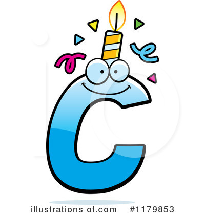 Royalty-Free (RF) Birthday Candle Clipart Illustration by Cory Thoman - Stock Sample #1179853