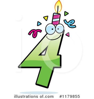 Royalty-Free (RF) Birthday Candle Clipart Illustration by Cory Thoman - Stock Sample #1179855