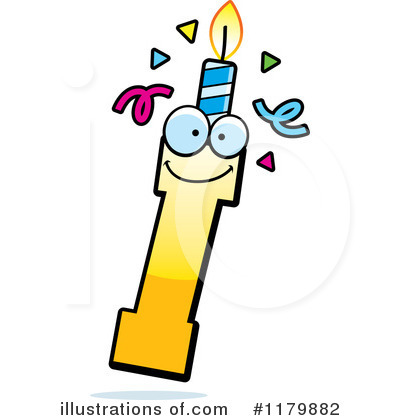 Birthday Candle Clipart #1179882 by Cory Thoman
