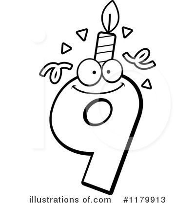 Royalty-Free (RF) Birthday Candle Clipart Illustration by Cory Thoman - Stock Sample #1179913