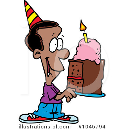 Royalty-Free (RF) Birthday Clipart Illustration by toonaday - Stock Sample #1045794