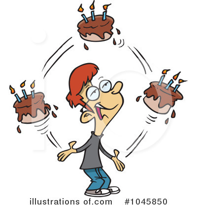 Royalty-Free (RF) Birthday Clipart Illustration by toonaday - Stock Sample #1045850