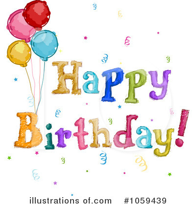 Happy Birthday Clipart #1059439 by BNP Design Studio