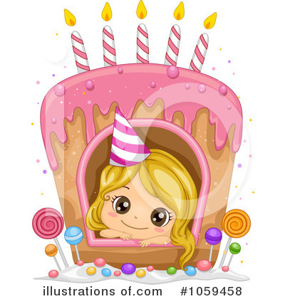Birthday Girl Clipart #1059458 by BNP Design Studio
