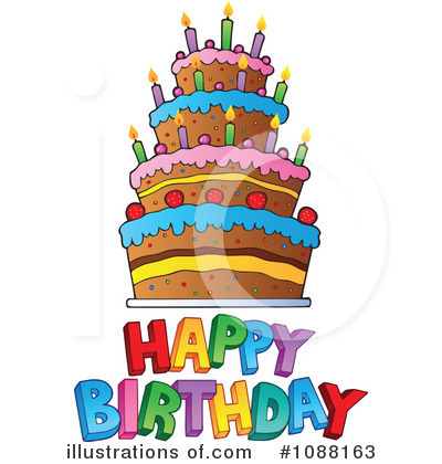 Royalty-Free (RF) Birthday Clipart Illustration by visekart - Stock Sample #1088163
