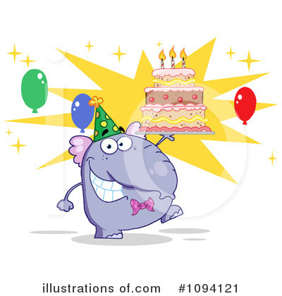 Royalty-Free (RF) Birthday Clipart Illustration by Hit Toon - Stock Sample #1094121