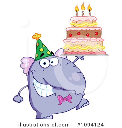 Royalty-Free (RF) Birthday Clipart Illustration by Hit Toon - Stock Sample #1094124