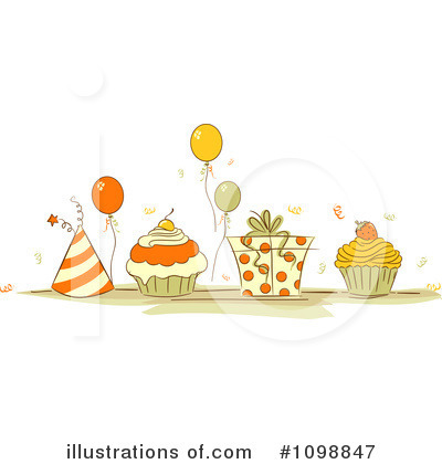 Royalty-Free (RF) Birthday Clipart Illustration by BNP Design Studio - Stock Sample #1098847
