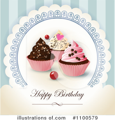 Royalty-Free (RF) Birthday Clipart Illustration by Eugene - Stock Sample #1100579