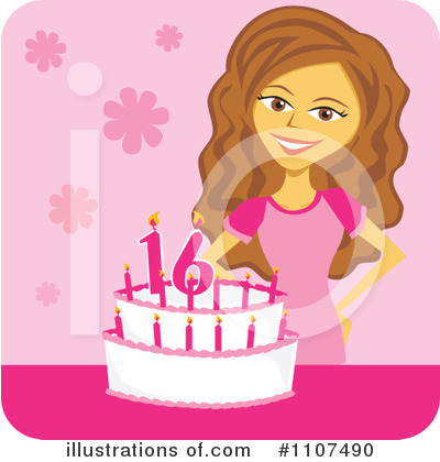 Royalty-Free (RF) Birthday Clipart Illustration by Amanda Kate - Stock Sample #1107490