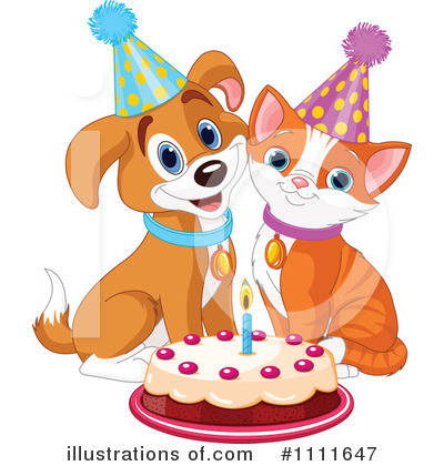 Royalty-Free (RF) Birthday Clipart Illustration by Pushkin - Stock Sample #1111647