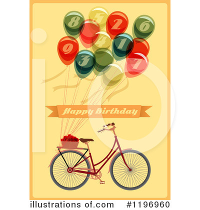 Bicycles Clipart #1196960 by Eugene