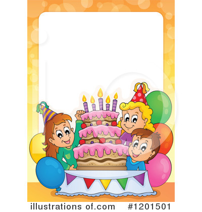 Royalty-Free (RF) Birthday Clipart Illustration by visekart - Stock Sample #1201501