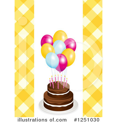 Birthday Cake Clipart #1251030 by elaineitalia