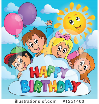 Happy Birthday Clipart #1251460 by visekart