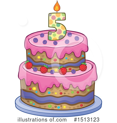 Royalty-Free (RF) Birthday Clipart Illustration by visekart - Stock Sample #1513123