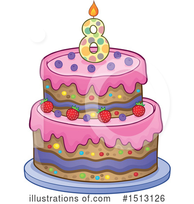 Royalty-Free (RF) Birthday Clipart Illustration by visekart - Stock Sample #1513126