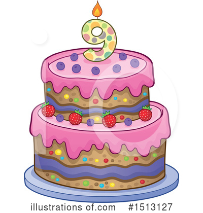 Royalty-Free (RF) Birthday Clipart Illustration by visekart - Stock Sample #1513127