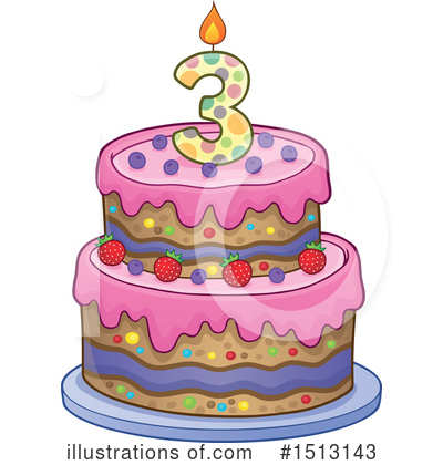 Royalty-Free (RF) Birthday Clipart Illustration by visekart - Stock Sample #1513143