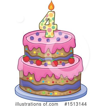 Royalty-Free (RF) Birthday Clipart Illustration by visekart - Stock Sample #1513144