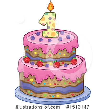 Royalty-Free (RF) Birthday Clipart Illustration by visekart - Stock Sample #1513147