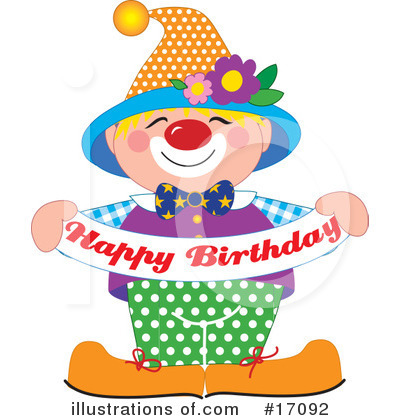 Royalty-Free (RF) Birthday Clipart Illustration by Maria Bell - Stock Sample #17092