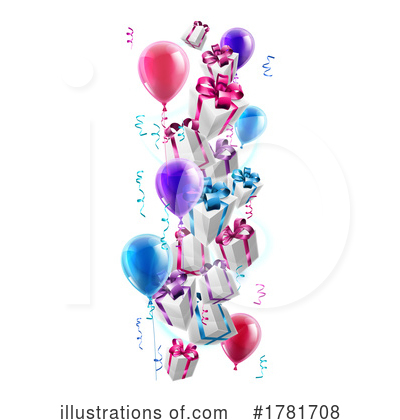 Balloons Clipart #1781708 by AtStockIllustration