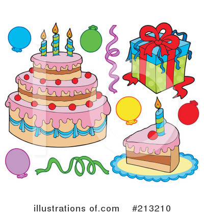 Royalty-Free (RF) Birthday Clipart Illustration by visekart - Stock Sample #213210