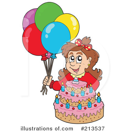 Royalty-Free (RF) Birthday Clipart Illustration by visekart - Stock Sample #213537