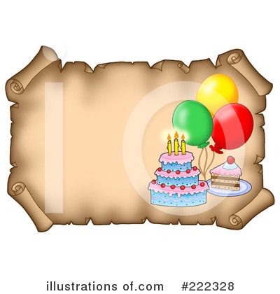 Royalty-Free (RF) Birthday Clipart Illustration by visekart - Stock Sample #222328