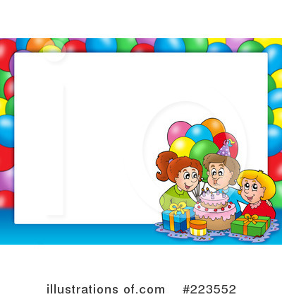 Royalty-Free (RF) Birthday Clipart Illustration by visekart - Stock Sample #223552