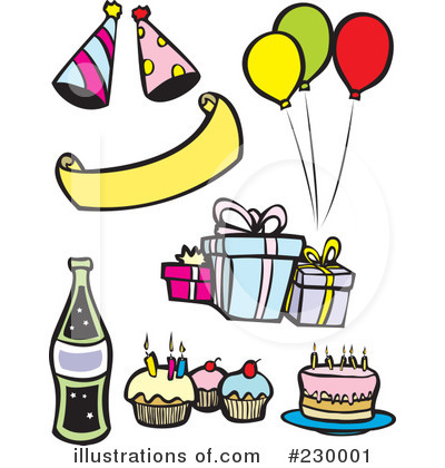 Birthday Cake Clipart #230001 by xunantunich