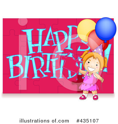 Royalty-Free (RF) Birthday Clipart Illustration by BNP Design Studio - Stock Sample #435107
