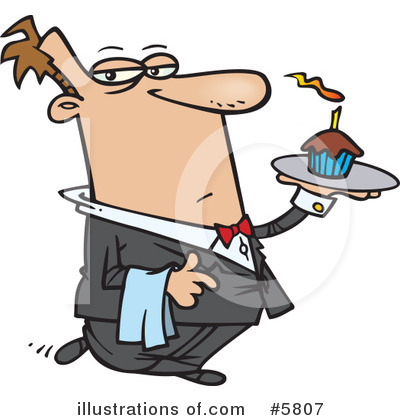Butler Clipart #5807 by toonaday