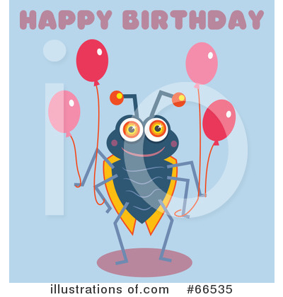 Royalty-Free (RF) Birthday Clipart Illustration by Prawny - Stock Sample #66535