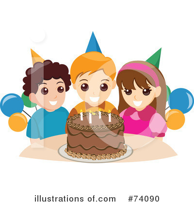Royalty-Free (RF) Birthday Clipart Illustration by BNP Design Studio - Stock Sample #74090