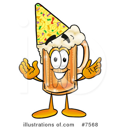 Royalty-Free (RF) Birthday Clipart Illustration by Mascot Junction - Stock Sample #7568