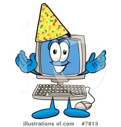 Royalty-Free (RF) Birthday Clipart Illustration by Mascot Junction - Stock Sample #7813