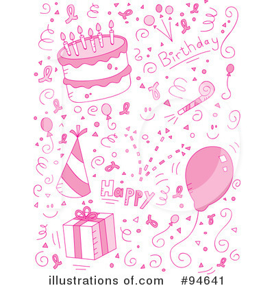 Royalty-Free (RF) Birthday Clipart Illustration by Cory Thoman - Stock Sample #94641