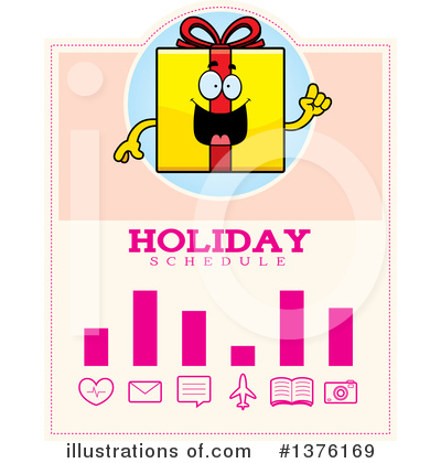 Royalty-Free (RF) Birthday Gift Character Clipart Illustration by Cory Thoman - Stock Sample #1376169