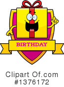 Birthday Gift Character Clipart #1376172 by Cory Thoman