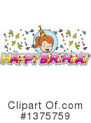 Birthday Girl Clipart #1375759 by Cory Thoman