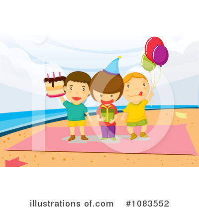 Royalty-Free (RF) Birthday Party Clipart Illustration by mayawizard101 - Stock Sample #1083552